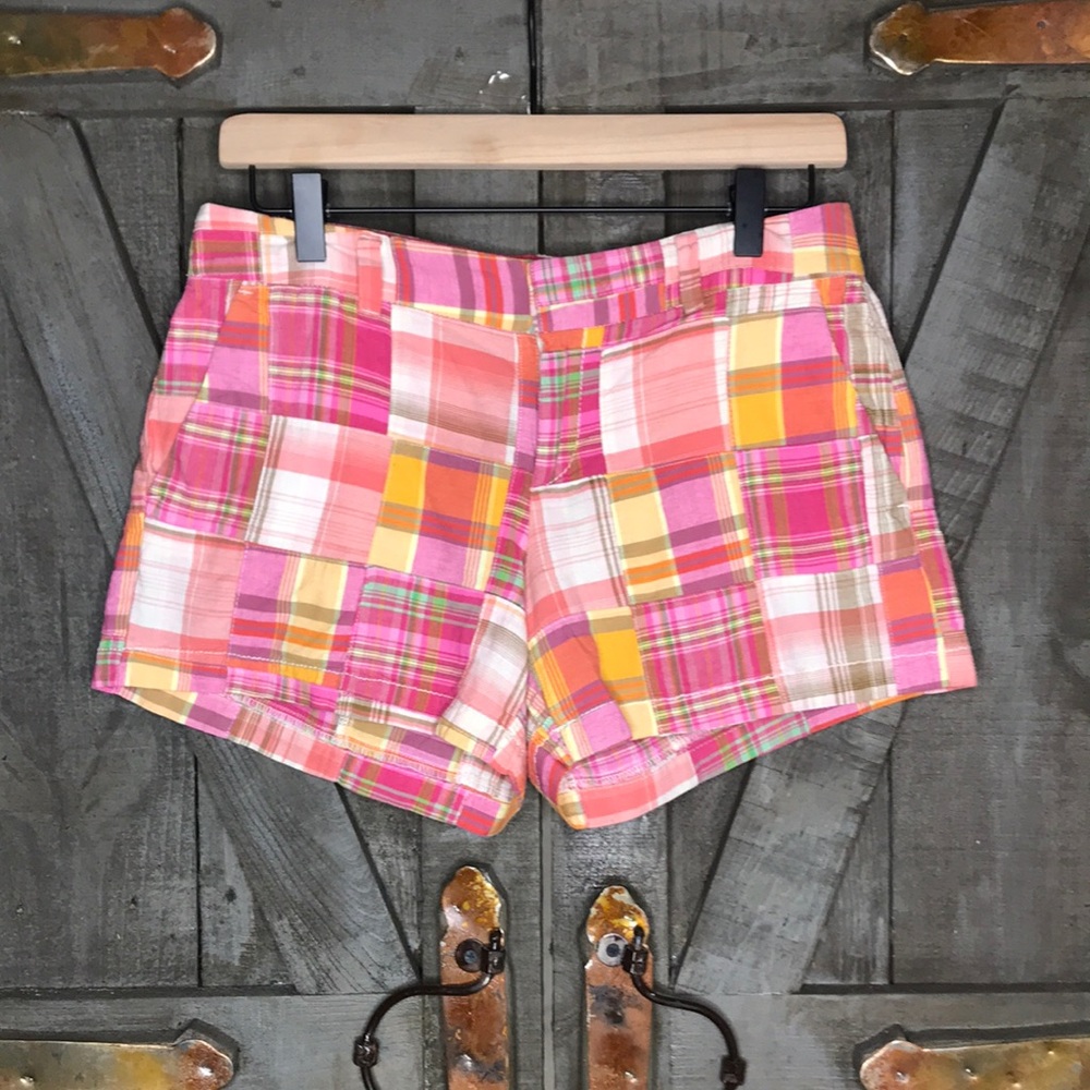 Ann Taylor LOFT Madras Plaid Shorts